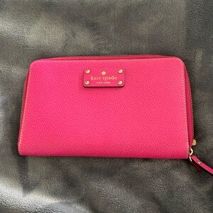 Kate Spade ♠️ Hot Pink Credit Card holder billfold